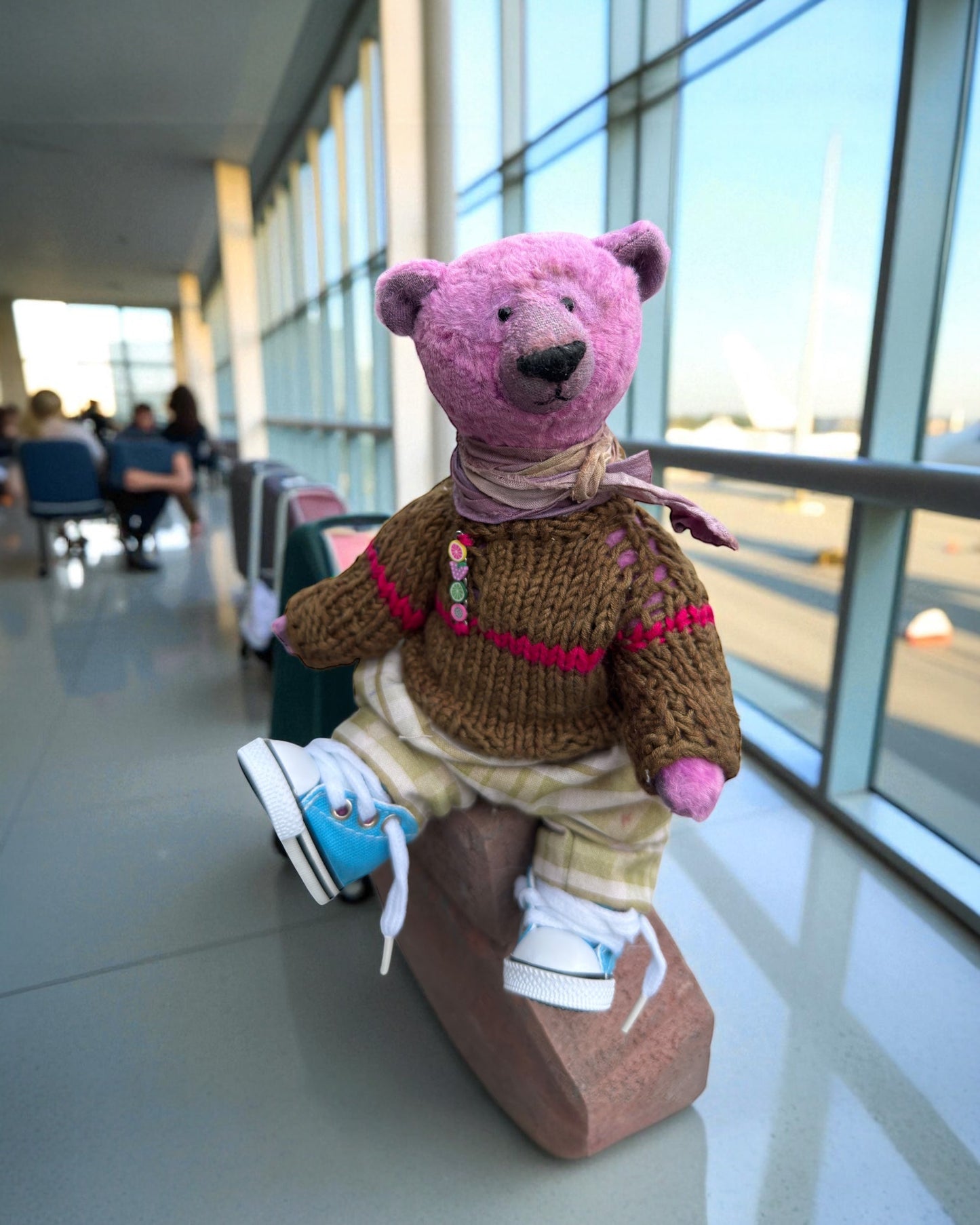 Hugo: The Traveling Artist Bear
